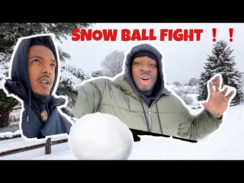 Teamplay Crazy Snowball Fight 😂👊🏾⛄️