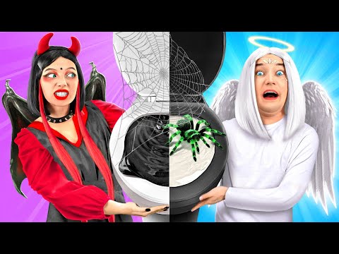 Black vs White Food Challenge || A Laugh-filled Culinary Showdown by Rocketmons !