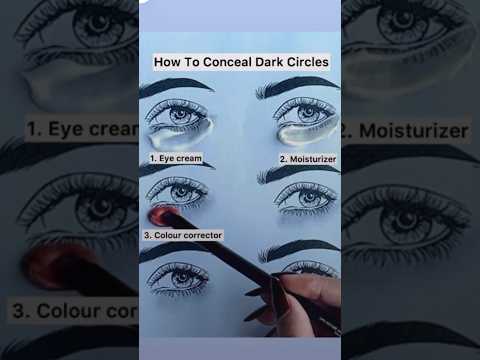 How to Conceal dark circles #makeuptutorial #viralvideo #makeuptips #tutorial #youtubeshorts #viral