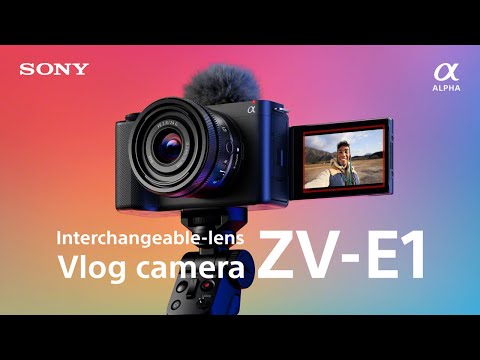 Sony | ZV-E1 Vlog Camera | Sony Alpha