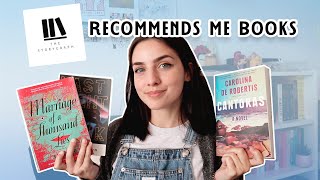 trying the storygraph recommendations | reading vlog