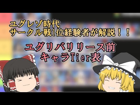 【ユグリバ】リリース前リセマラ＆全キャラTier表-ゆっくり実況解説