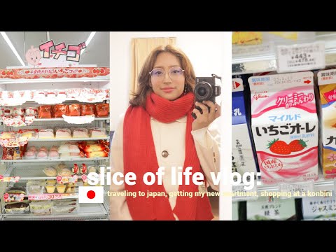 Life in Japan🍓: [apartment tour, shopping at a Japanese convenience store, Daiso haul