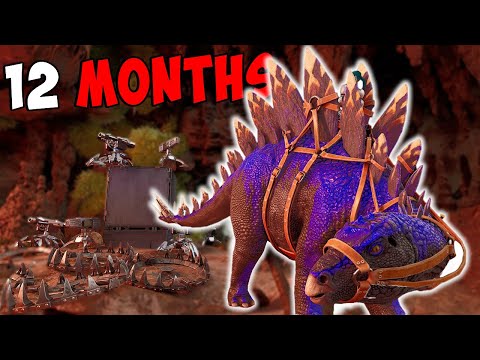 We Raided A 12 MONTH OLD Easy Underwater Cave In UNDER ONE DAY - Ark Small Tribes (Part 1)