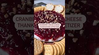 Cranberry Cream Cheese Appetizer