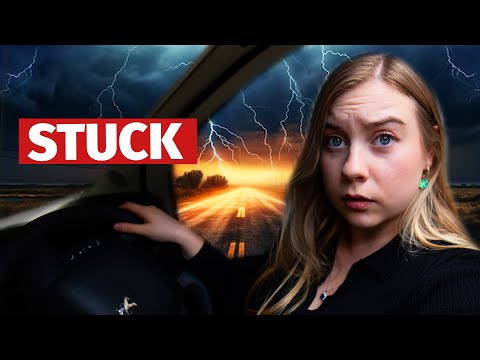 Vanlife NIGHTMARE in Germany | STUCK in a STORM | Solo Female Motorhome Trip