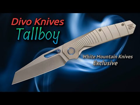 Divo Tallboy Wharnie! White Mountain Exclusive Titanium Version Folder