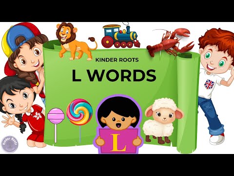 L Words | Words That Starts With L | Discover 'L' Words | A-Z Learning, Kids Learning | Kinder Roots