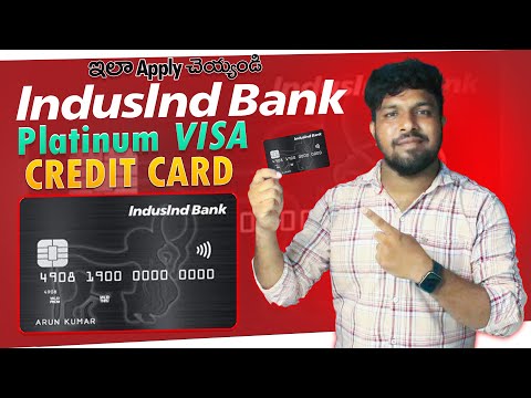 How To Apply Induslnd Platinum Visa Credit Card Apply In Telugu | Induslnd Bank Platinum Credit Card