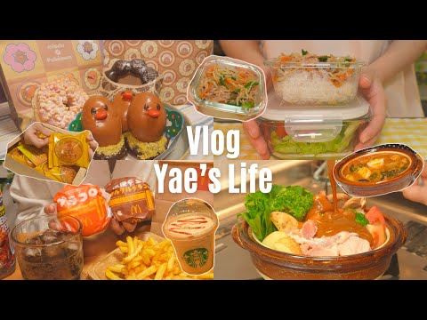 what i eat in a day in Japan🇯🇵 | Eat New Gourmet Food🍔☕ | Challenging to make a lunch box🍱