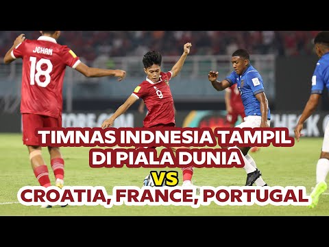 TIMNAS INDONESIA MELAWAN NEGARA NEGARA PIALA DUNIA!!!