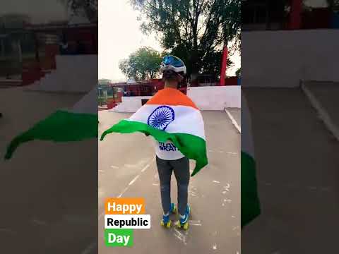 HAPPY REPUBLIC DAY #republicday #shorts #shortsvideo #skating