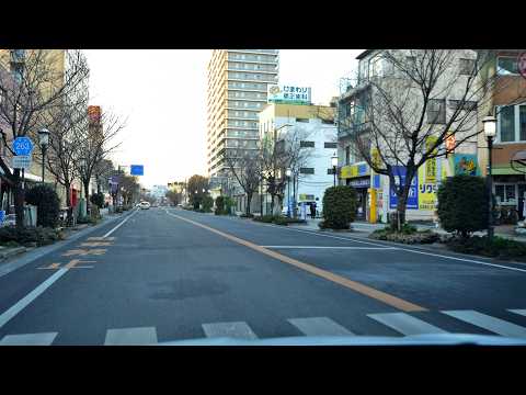 Oyama city 4K/60p drive,Tochigi Prefectural Road Route263 （Oyama Station）→ Route265→ Route33,Japan🗾