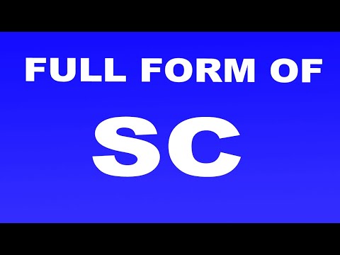 Full Form of SC | What is SC Full Form | SC Abbreviation