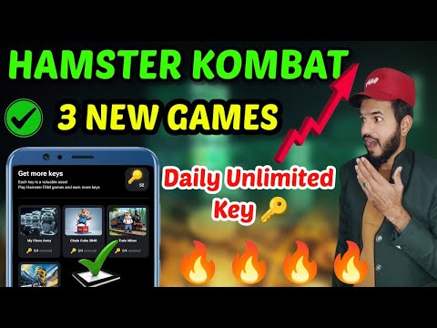 Hamster kombat new games launched | Hamster kombat playground get more keys