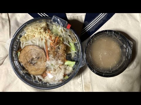 野郎ラーメン の全マシ野郎ラーメンを食べてみた。｜デリバリー【ラーメン好き動画】 ：ぬふふ.com