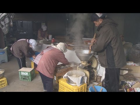 【長崎】五島でカンコロ餅つきが盛ん