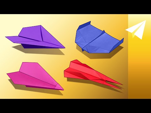 How to Make 4 Competition Winning Paper Airplanes (Darts, Gliders, and Boomerang Planes)