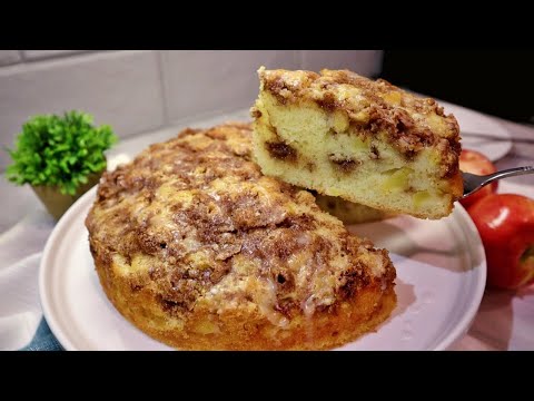 Easy and Moist Cinnamon Apple Cake Recipe