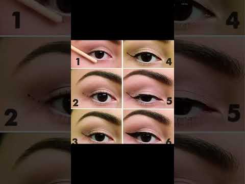 5 amazing eyeliner tips & tricks|Eyeliner tutorial for beginners #shorts_ #shortsfeed #youtubeshorts