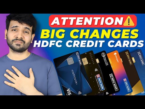 HDFC Bank Credit Cards Huge Changes Announced