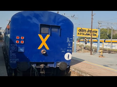 Kota Junction railway station Rajasthan, Indian Railways Video in 4k ultra HD