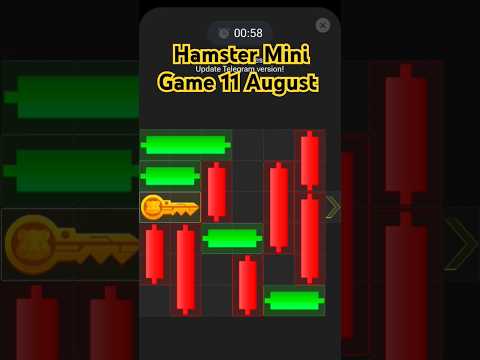 Hamster Kombat Mini Game 11 August #hamsterkombat #puzzle