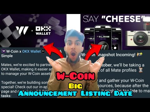 W Coin Airdrop | W Coin Listing Date | WCoin Airdrop | Mining Bot | Telegram Mining Bot