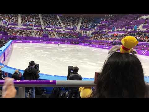 現地映像☆羽生結弦選手フィギュアスケート男子SP平昌オリンピック2018年2月16日