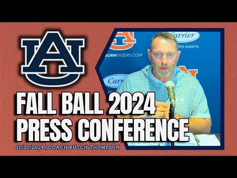 Butch Thompson Wraps Up Auburn Baseball 2024 Fall Ball | FULL PRESSER