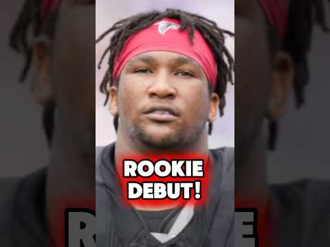 Falcons Rookie Making His Debut! ​#falcons #nfl #shorts