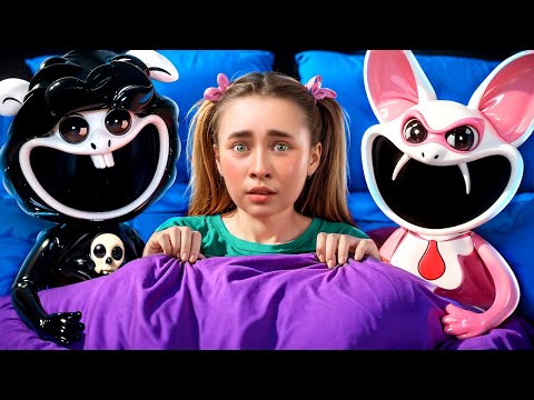 If Poppy Playtime 4 Adopted Me in Real Life! FUNNY NIGHTMARE CRITTERS STORY!