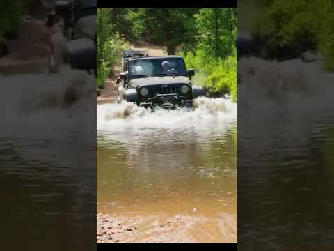 Jeeping Through A Colorado Pond