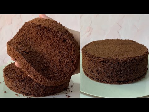 Easy Chocolate Cake Recipe | Basic Chocolate Sponge Cake Recipe | Base Recipe For 500g/1 Pound Cake