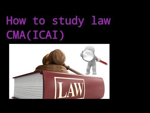 How to study law (exam plan)