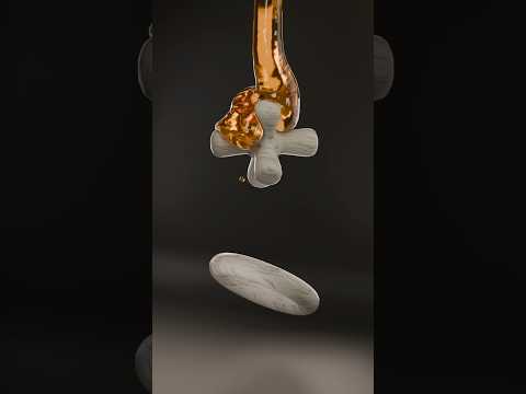 Fluid Simulations in Blender #relaxing #satisfying #blender #3dsimulation