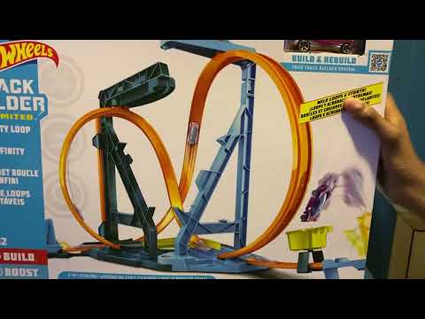 Hot wheels (Track Builder unlimited) infinity loop kit unboxing