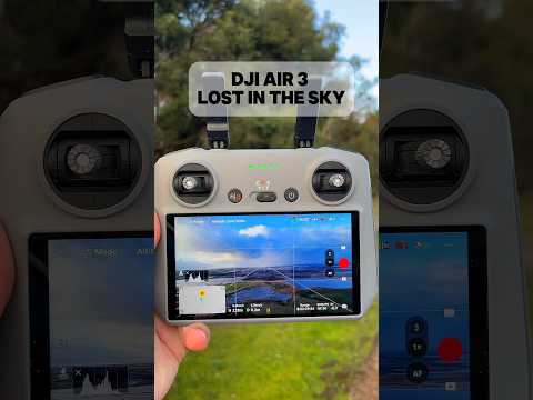 Drone Lost in the Sky 😱. #djiair3 #djidrone #dronevideo #shorts #viralshorts #dronetutorial