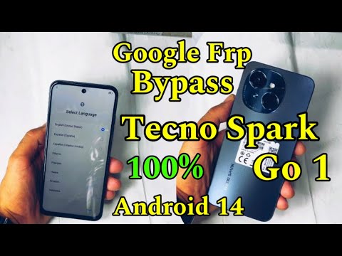 Tecno spark go 1 Google FRP Bypass Android 14 Tecno kl4 Without pc 2024