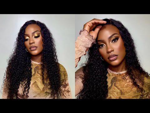 EASIEST WIG INSTALL 180% Density Deep curly Malaysian Hd lace 9*6 lace closure wig ||LAVY HAIR