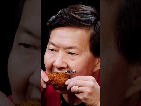 Ken Jeong's reaction to every wing on Hot Ones 💀