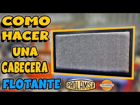 🛌 Como Hacer Una CABECERA FLOTANTE  MODERNO Para Tu CAMA 🛏️   || JJ HERRERÍA Y MAS || PROLAMSA