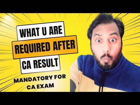 |What U Are Required After ICAI Nov 23 CA Exam Result| Inter & Final|