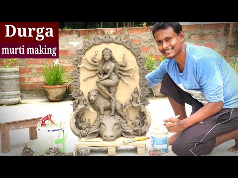 Durga mata murti making PART 2 | Laxmi, Saraswati, Kartick, Ganesh | clay art