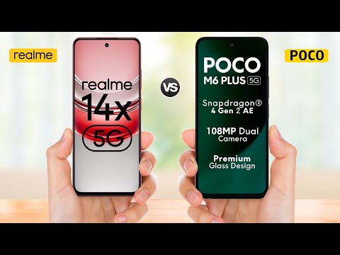 Realme 14x 5g vs Poco M6 Plus 5g || Full Comparison