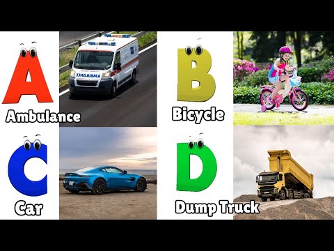 Vehicles ABC Song for Todders | Vehicles Alphabet Song | Phonics for Kids | Alphabet Letters