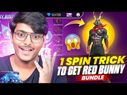 I GOT RED BUNNY BUNDLE | BUNNY RING EVENT FREE FIRE | BUNNY MASTERMIND BUNDLE | FREE FIRE NEW EVENT