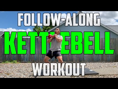 Follow-Along Kettlebell Workout: 8-Round Intervals