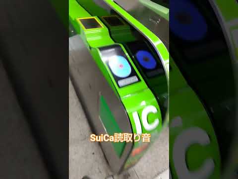 SuiCa 読取り音成功 JR東日本改札 #スイカ #武蔵小杉 #電車 #列車 #鉄道 #train #railway #tokyo #travel #japan #railgate #改札 #jre