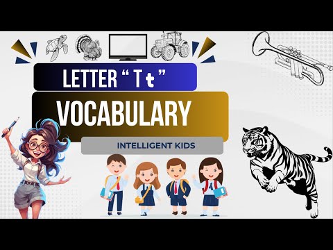 Words That Start With Letter Tt | t words | Learn Letter t | t word vocabulary | phonic sounds | Tt